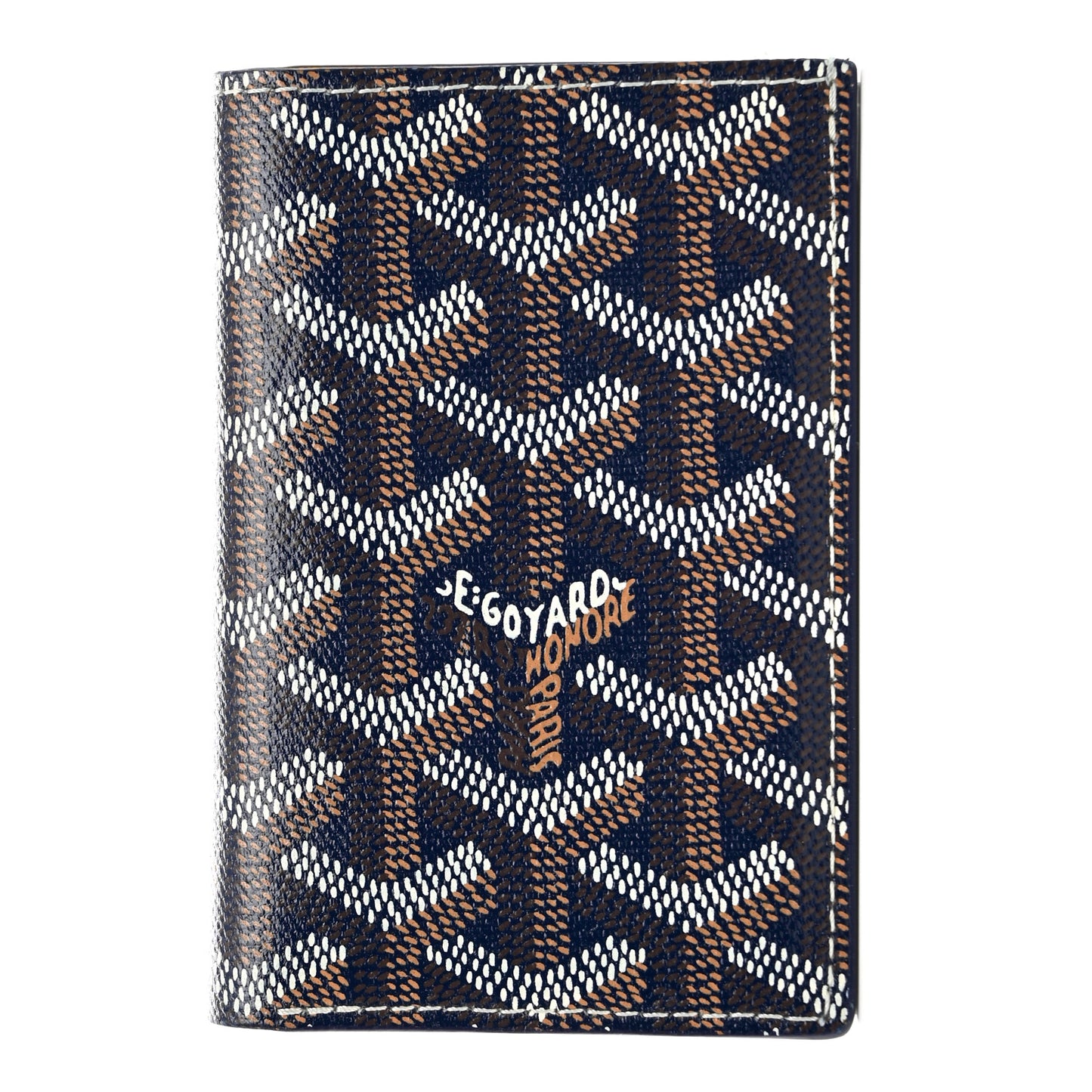 Goyardine Saint Pierre Card Holder Navy