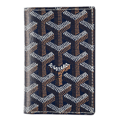 Goyard Goyardine Saint Pierre Card Holder Navy 1 of 7