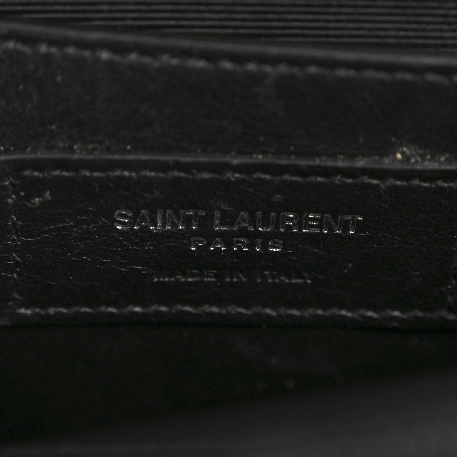 Saint Laurent Grain De Poudre Textured Mixed Matelasse Triquilt Small Monogram Satchel Black 6 of 14