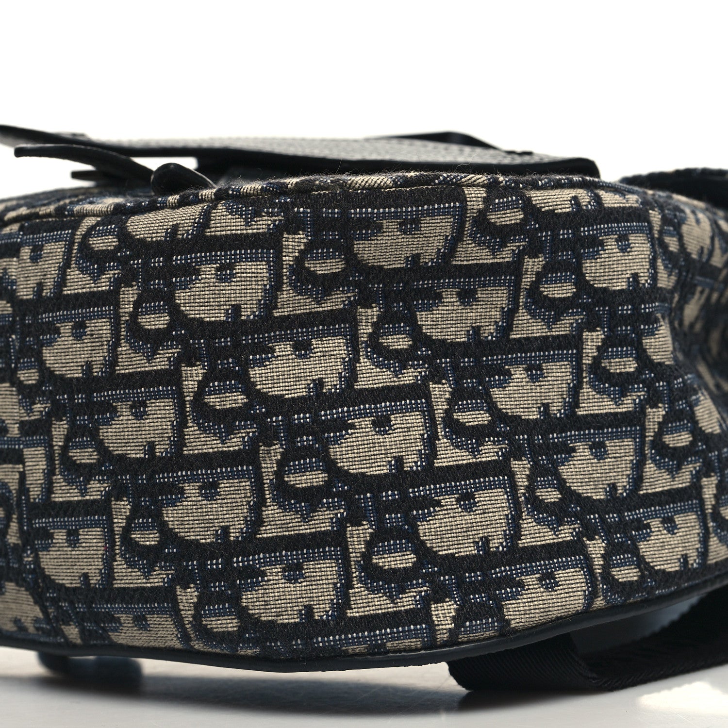 Christian Dior HOMME Oblique Calfskin Mens Mini Saddle Backpack Navy Blue 10 of 10