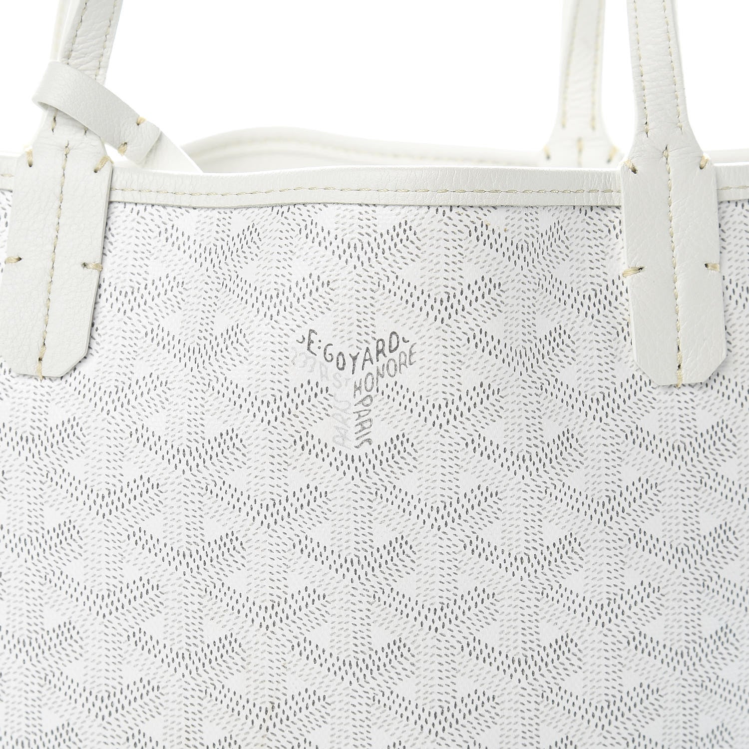 Goyard Goyardine Reversible Mini Anjou White 10 of 17