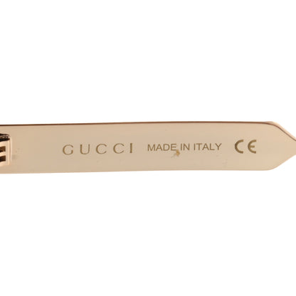 Gucci Acetate Square Frame Web Glitter GG0281SA Sunglasses Green 6 of 8