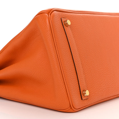 Hermes Togo Birkin 35 Orange 9 of 16