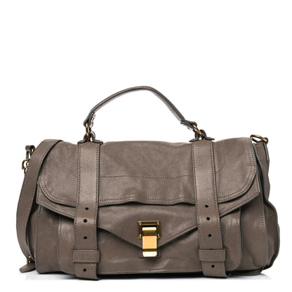 Proenza Schouler Lambskin Medium PS1 Satchel Smoke 1 of 13