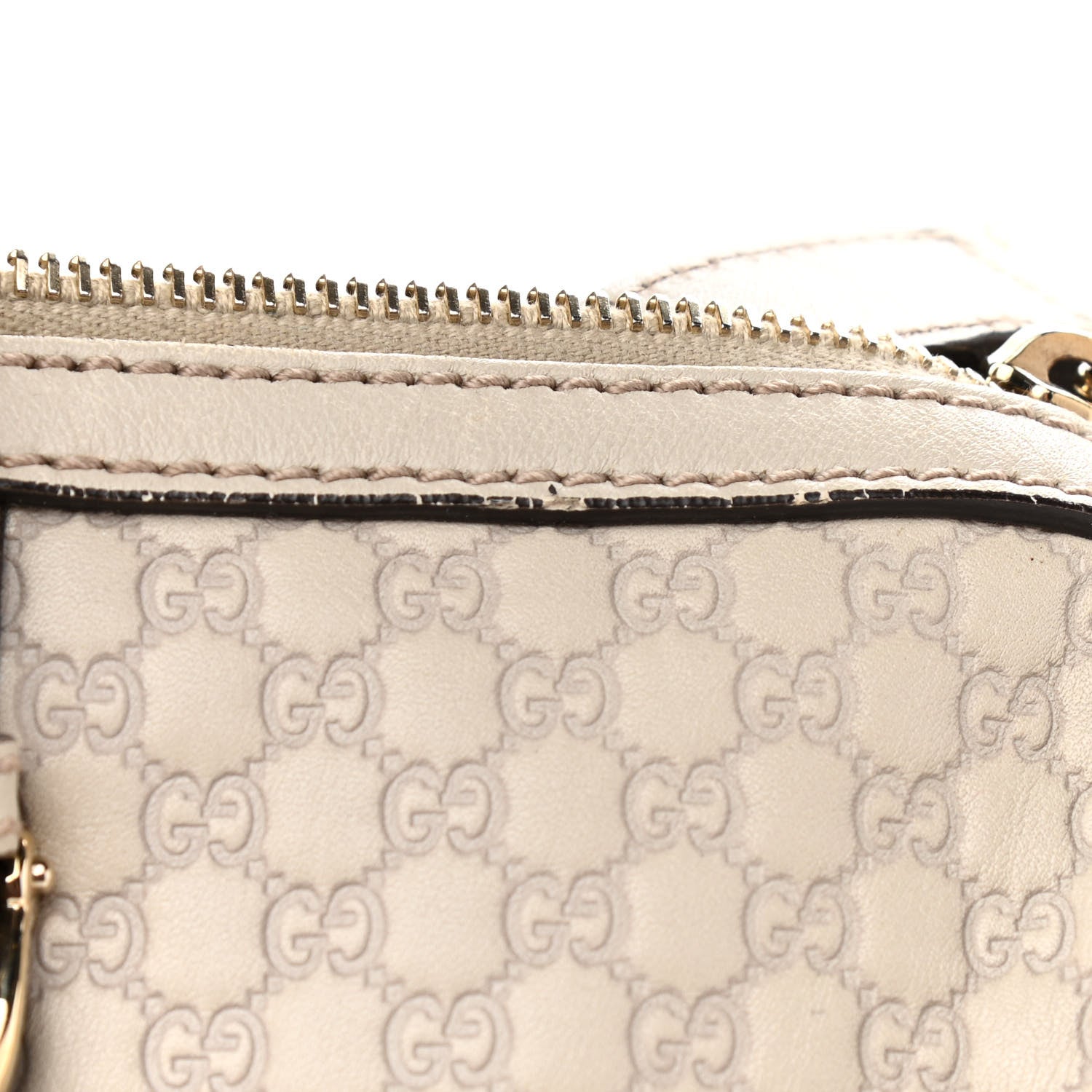 Gucci Soft Microguccissima Medium Nice Boston Off White 10 of 16
