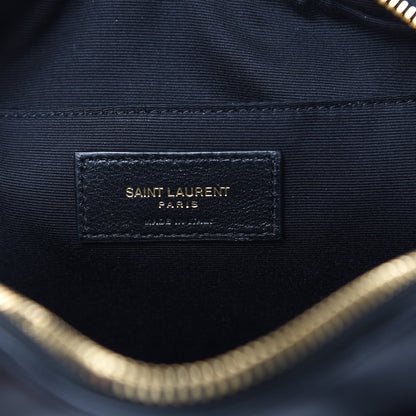 Saint Laurent Calfskin Matelasse Monogram Lou Camera Bag Black 6 of 9
