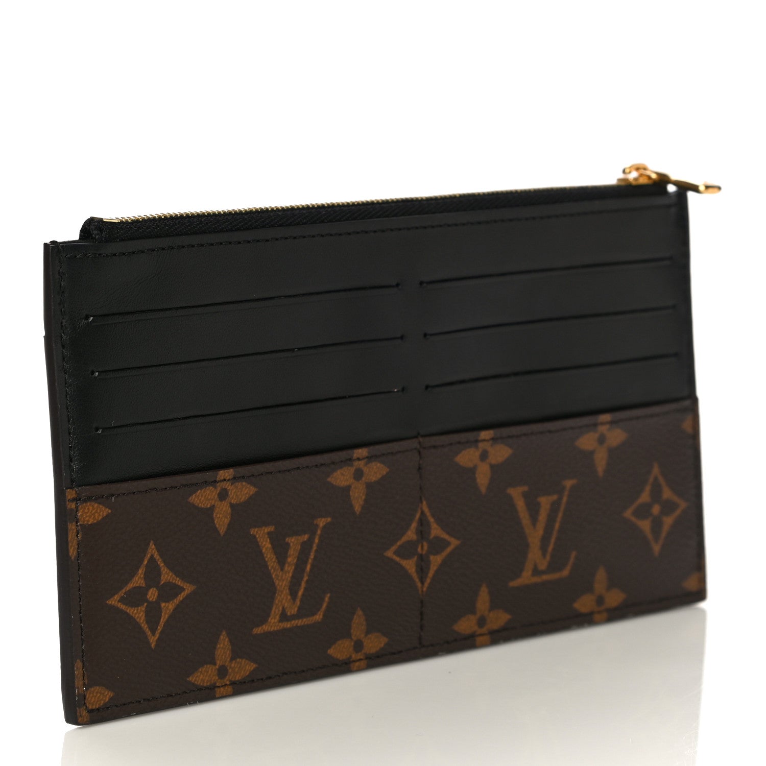 Louis Vuitton Monogram Slim Purse Black 3 of 12