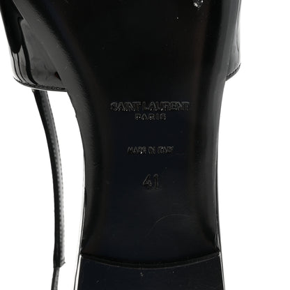 Saint Laurent Vernice Grupy Silvana 05 Slingback Flats 41 Black 7 of 10