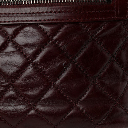 Chanel Glazed Calfskin Quilted Small Salzburg Backpack Burgundy 13 of 15