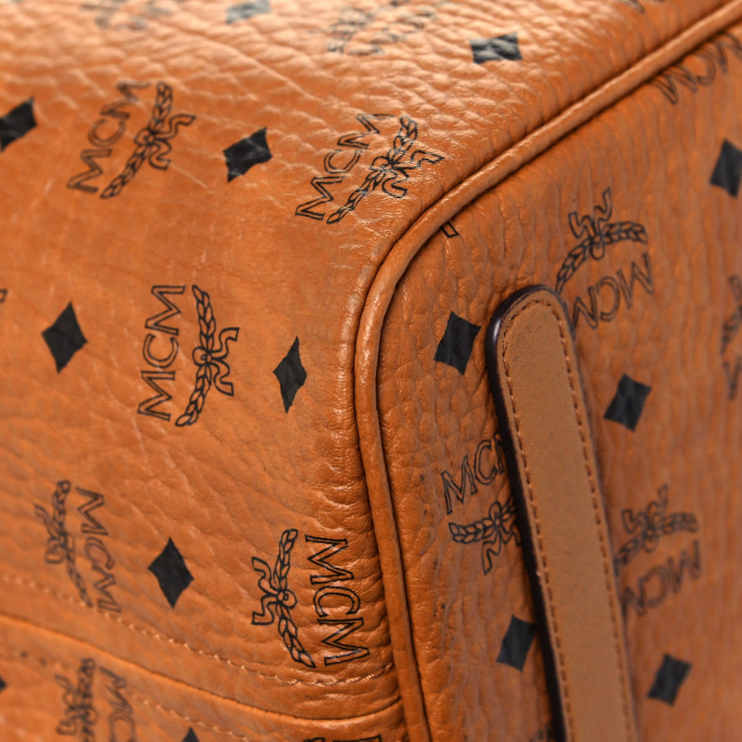Visetos Medium Liz Reversible Shopper Tote Cognac