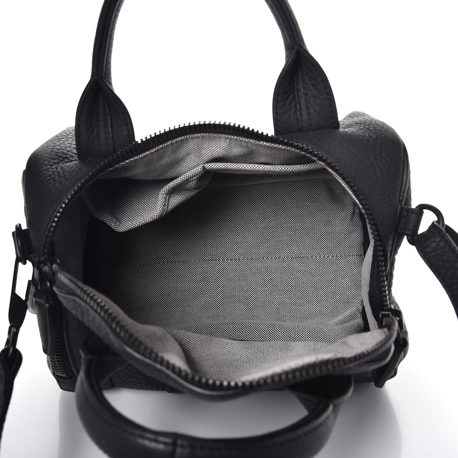 Alexander Wang Pebbled Lambskin Rockie Black Matte Black Hardware 5 of 6
