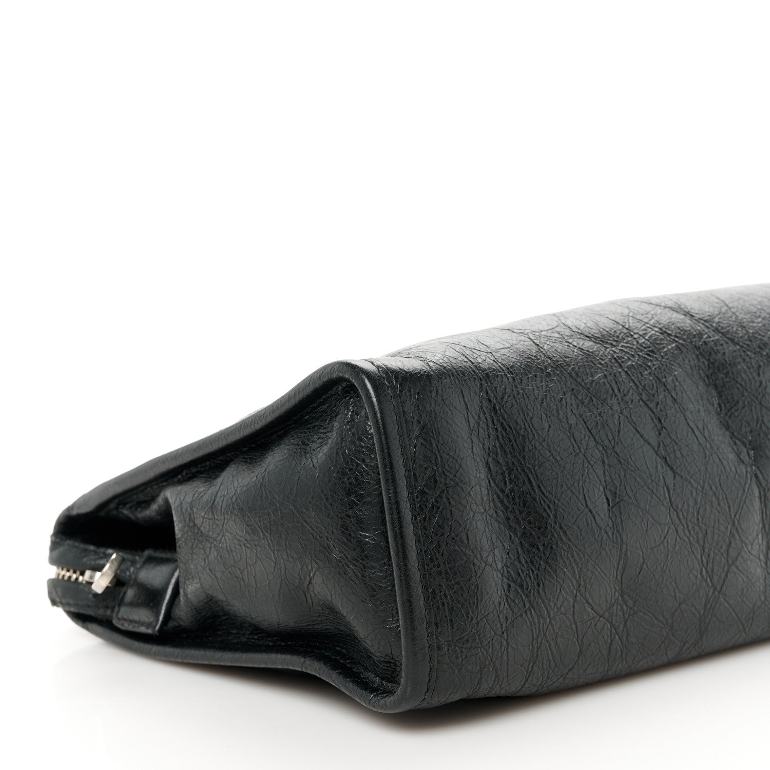 Gucci Fluffy Calfskin Morpheus Zip Pouch Black 11 of 12