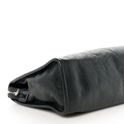 Gucci Fluffy Calfskin Morpheus Zip Pouch Black 11 of 12