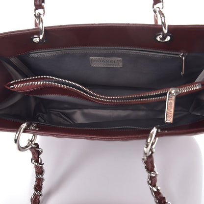 Chanel Caviar Quilted Grand Shopping Tote GST Dark Burgundy 5 of 7