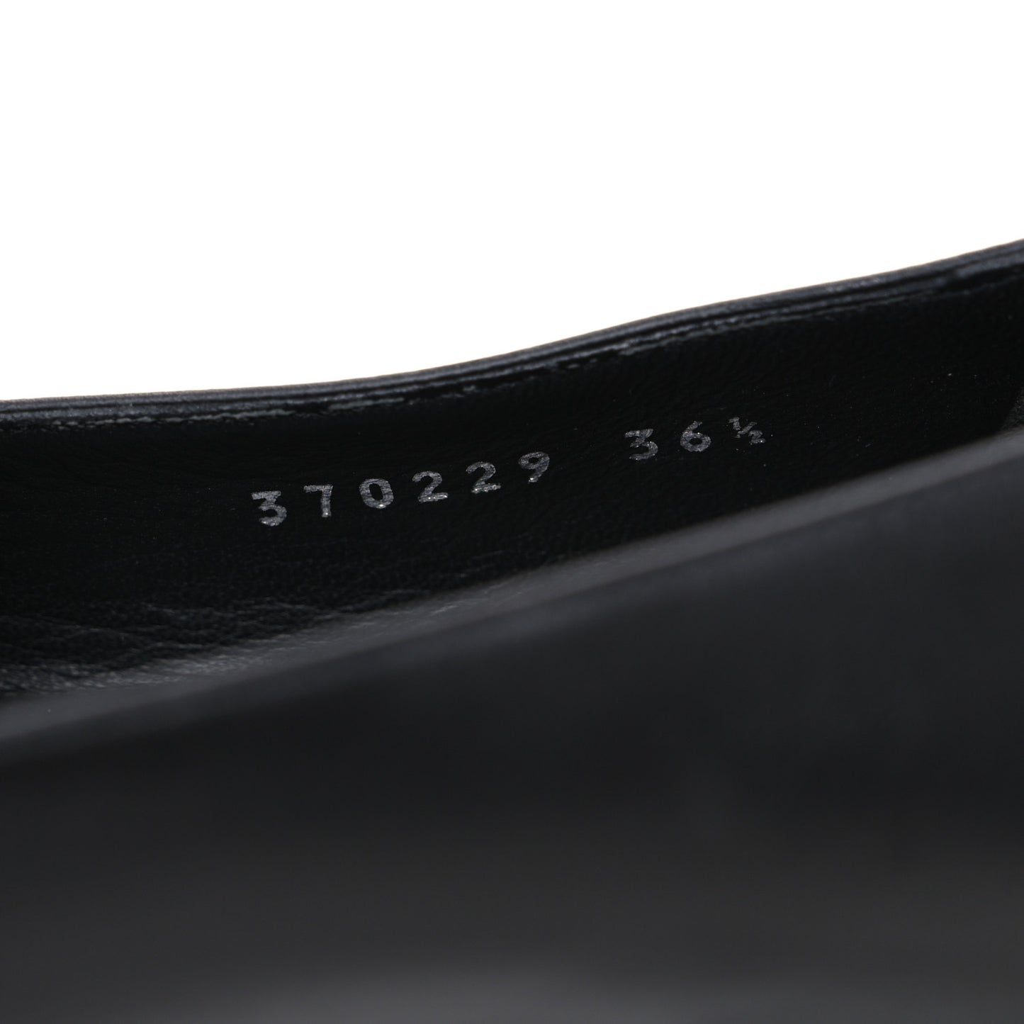 Calfskin Horsebit Loafers 36.5 Black
