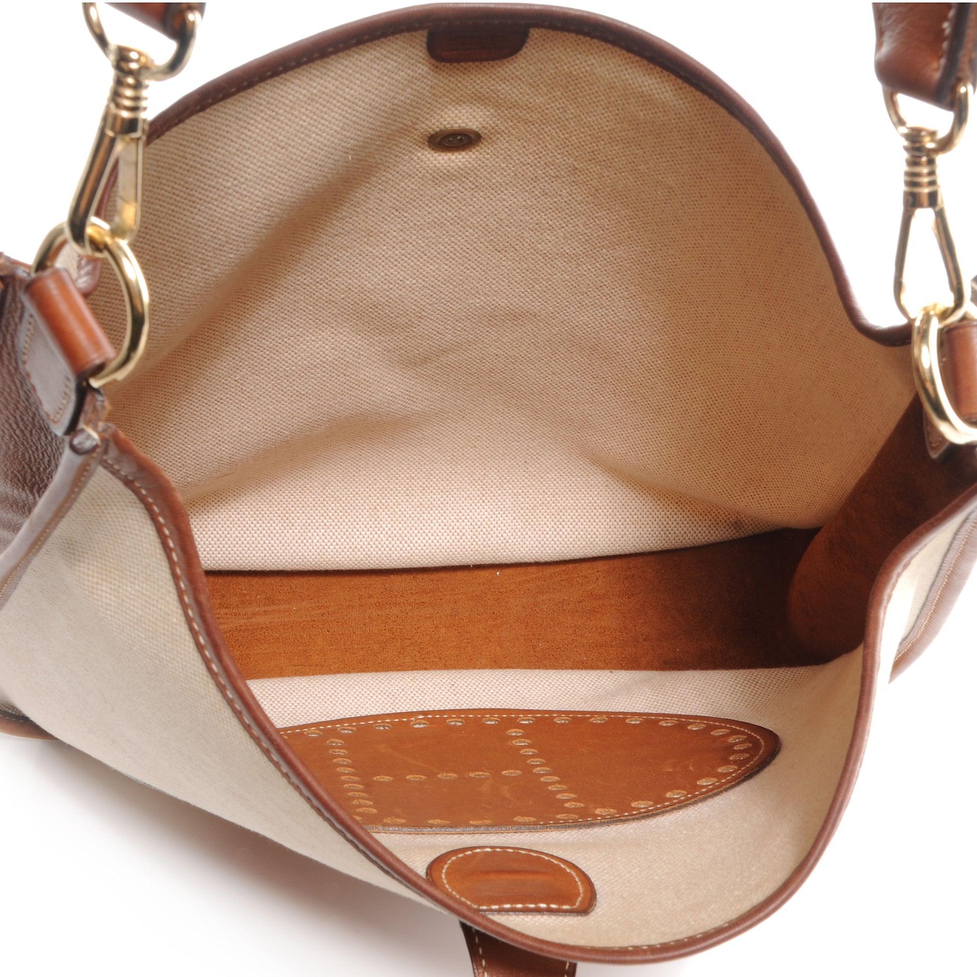 Hermes Toile Natural Barenia Evelyne PM Fauve 5 of 7