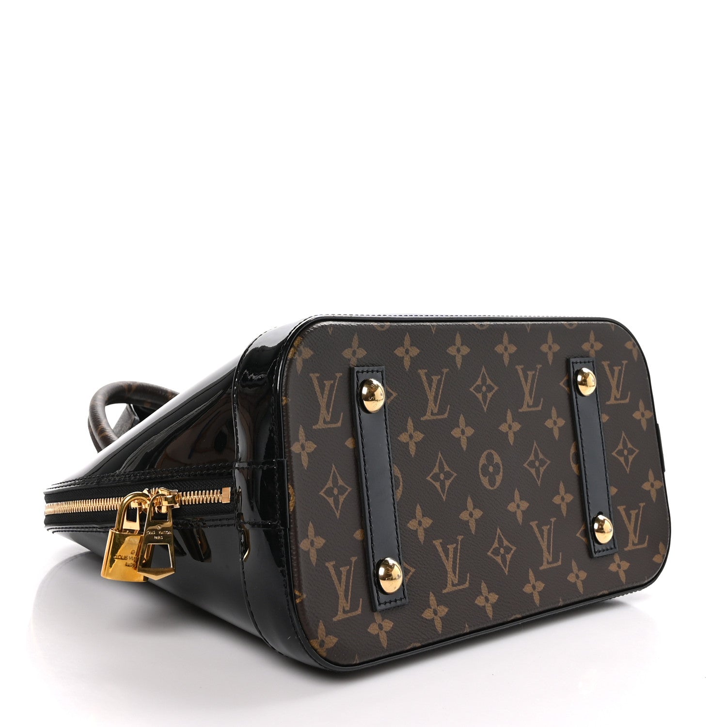Louis Vuitton Patent Monogram Alma PM Black 4 of 8