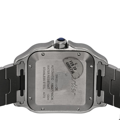 Cartier Stainless Steel 39.8mm Santos De Cartier Automatic Watch 4 of 5