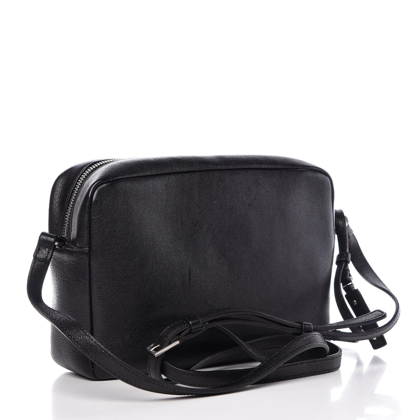 Lambskin Monogram Small Lou Camera Bag Black