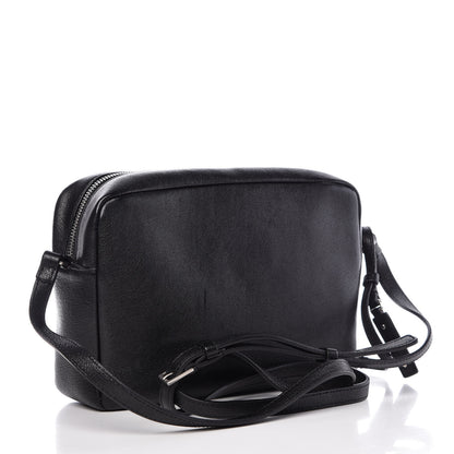 Saint Laurent Lambskin Monogram Small Lou Camera Bag Black 3 of 9