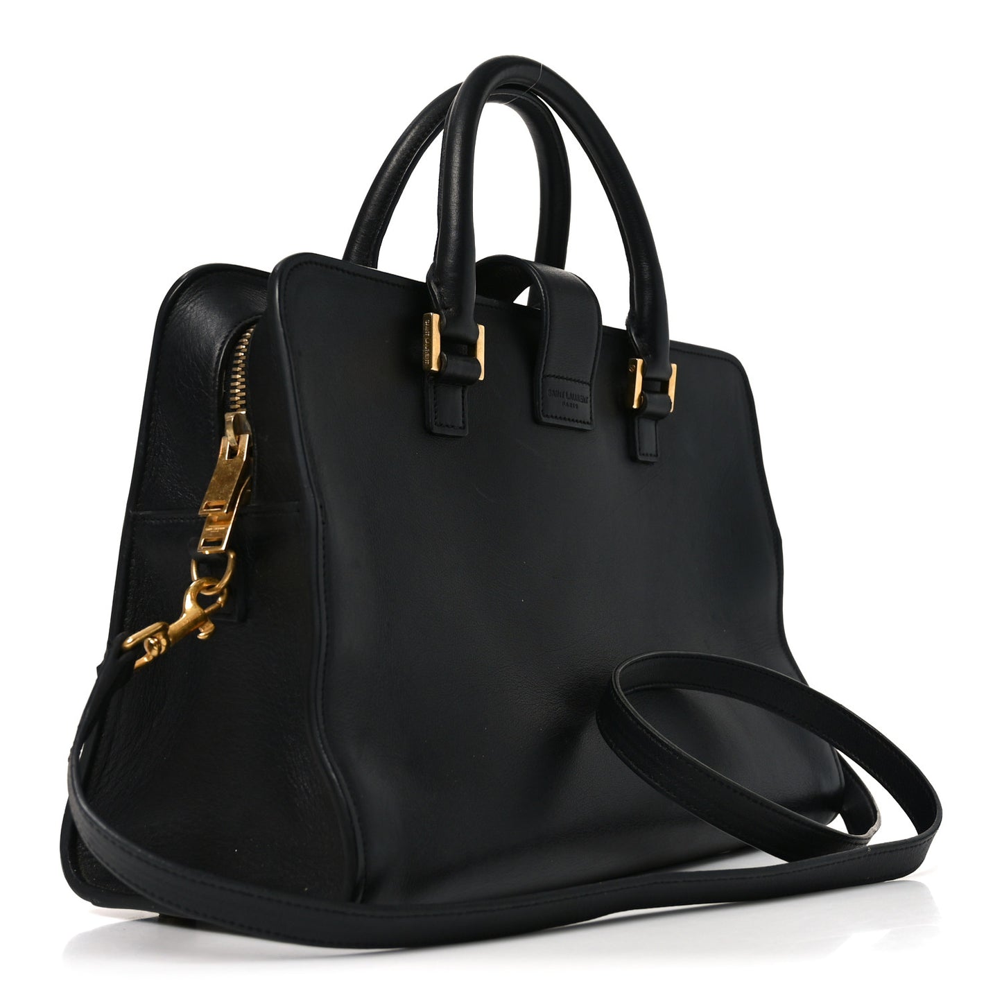 Calfskin Monogram Baby Cabas Black