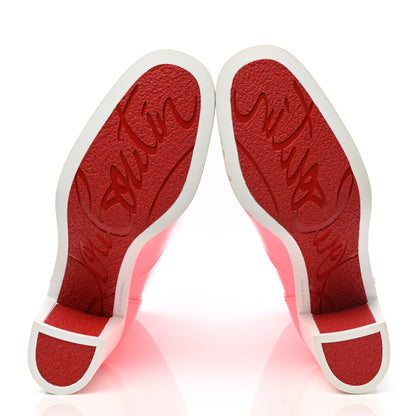 Christian Louboutin PVC Loubirain 70MM Rain Boots 40 Bubble Gum 5 of 8