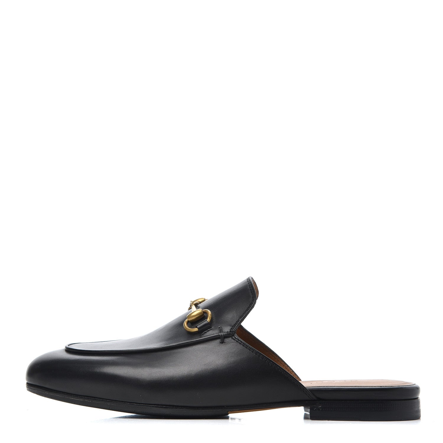 Gucci Calfskin Womens Princetown Slippers 37 Black 1 of 16