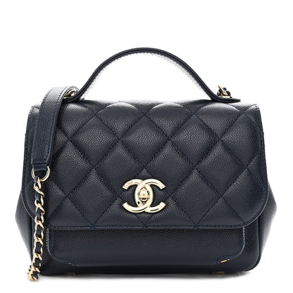 Chanel Caviar Quilted Small Business Affinity Flap Navy 1 of 11