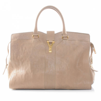 Saint Laurent Leather Large Cabas ChYc Beige 1 of 7