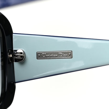 Christian Dior Resin Cannage Dior Lady Lady 1D Sunglasses Black Blue 5 of 8