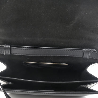 Fendi Vitello King Crystal Fab Crossbody Bag Black 5 of 11