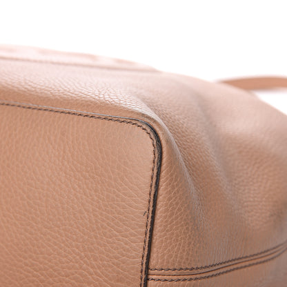 Gucci Pebbled Calfskin Large Soho Hobo Camelia 11 of 21