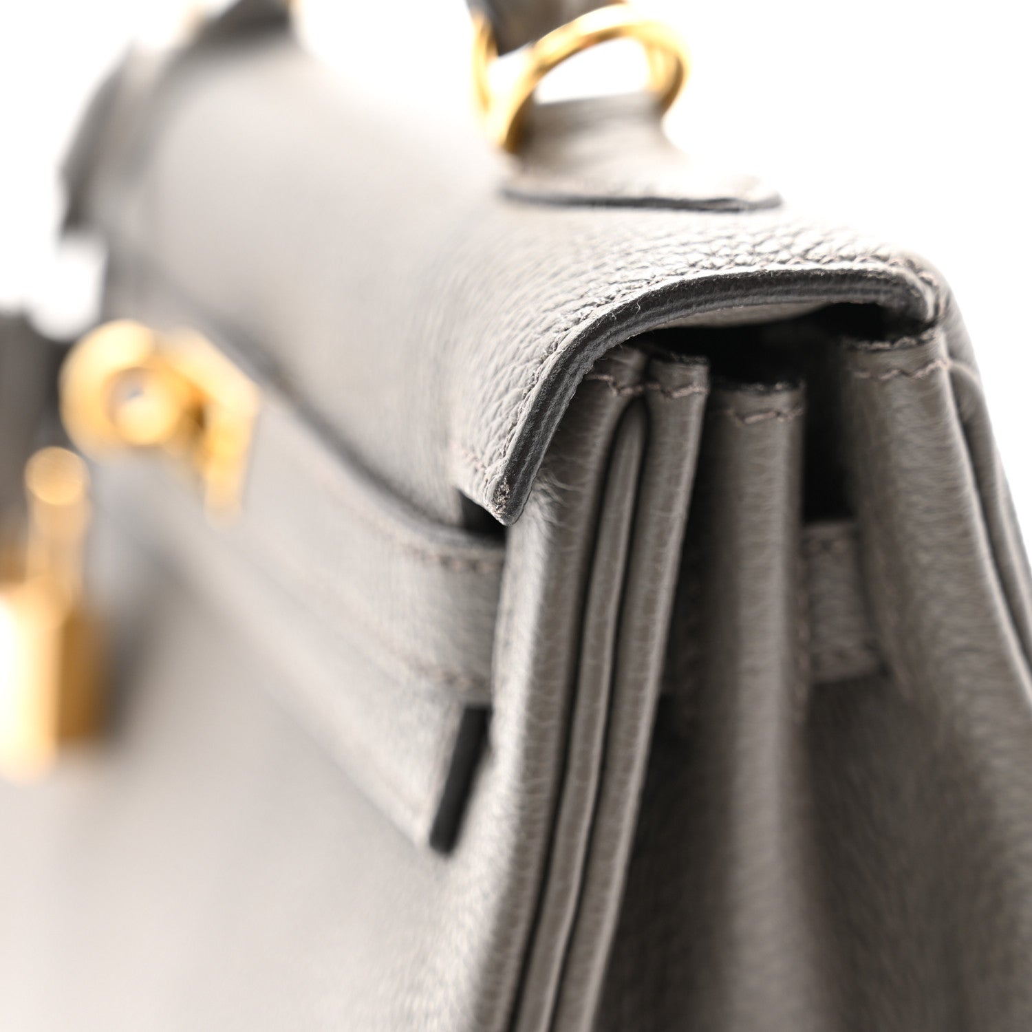 Hermes Togo Kelly Retourne 25 Etain 13 of 14