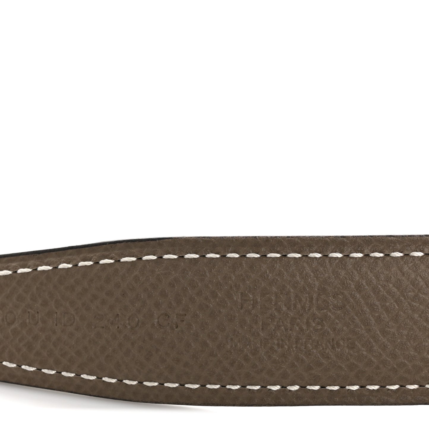 Swift Epsom 24mm Mini Constance H Belt 100 40 Black Etoupe
