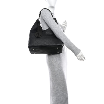 Louis Vuitton Mahina Carmel Hobo Black 2 of 9