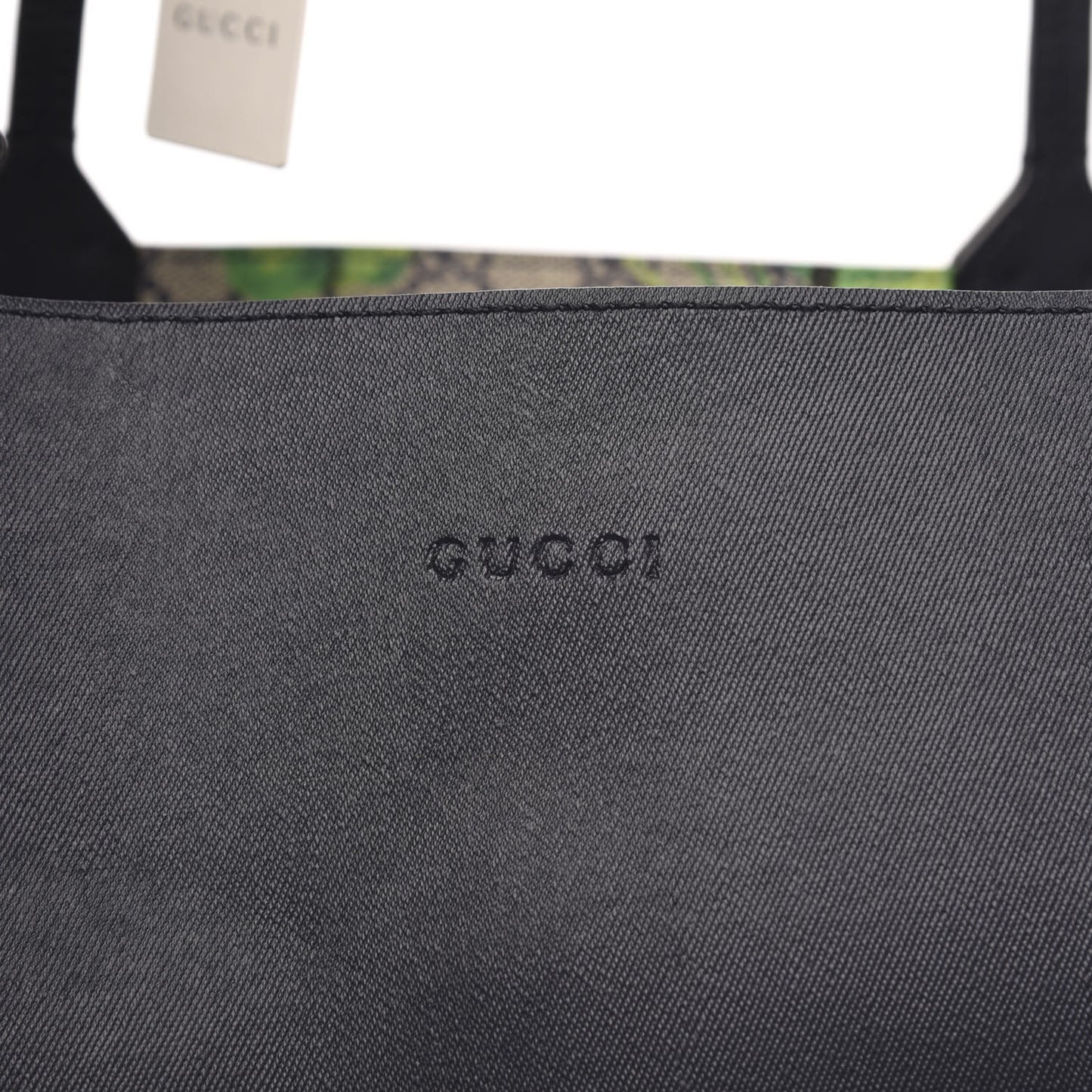 GG Supreme Monogram Blooms Medium Reversible Tote Beige Blue Navy