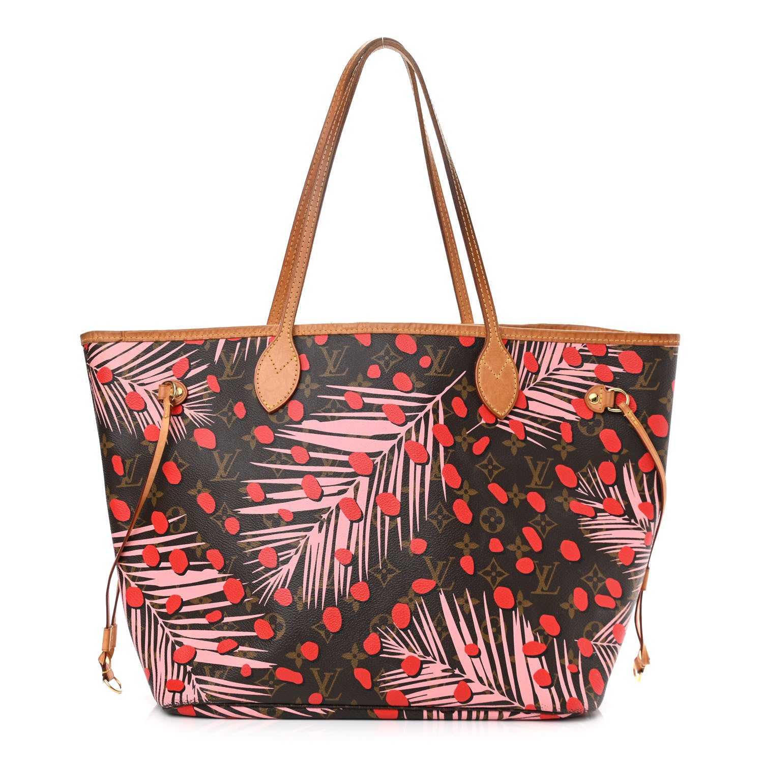 Louis Vuitton Monogram Jungle Dots Neo Neverfull MM Sugar Pink Poppy 1 of 19