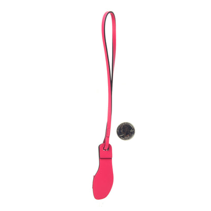 Hermes Epsom Butler Calfskin Hunter Oran Nano Bag Charm Rose Mexico 2 of 6