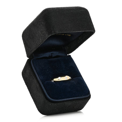 Tiffany 18K Yellow Gold Platinum Diamond 4mm Etoile Band Ring 50 5.5 5 of 5