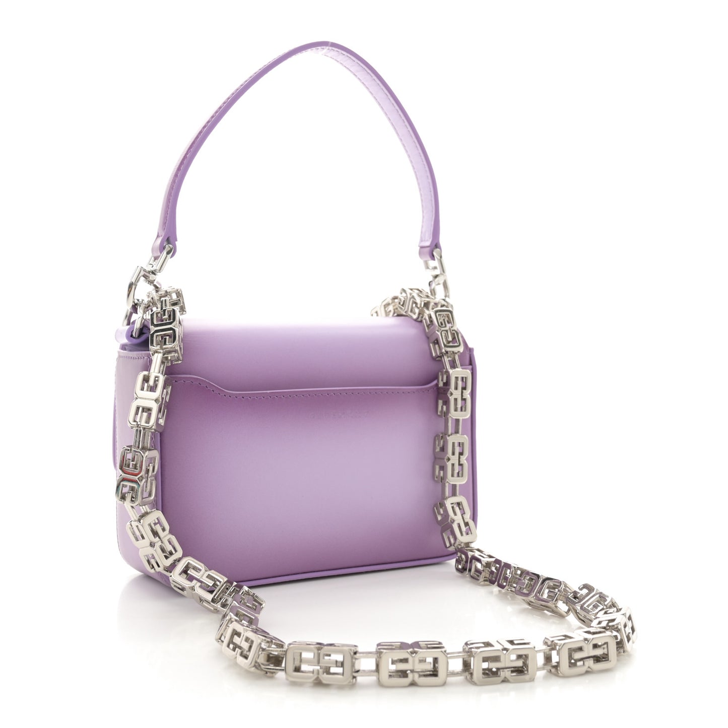 Box Calfskin Small Gradient Effect 4G Cube Chain Crossbody Bag Mauve