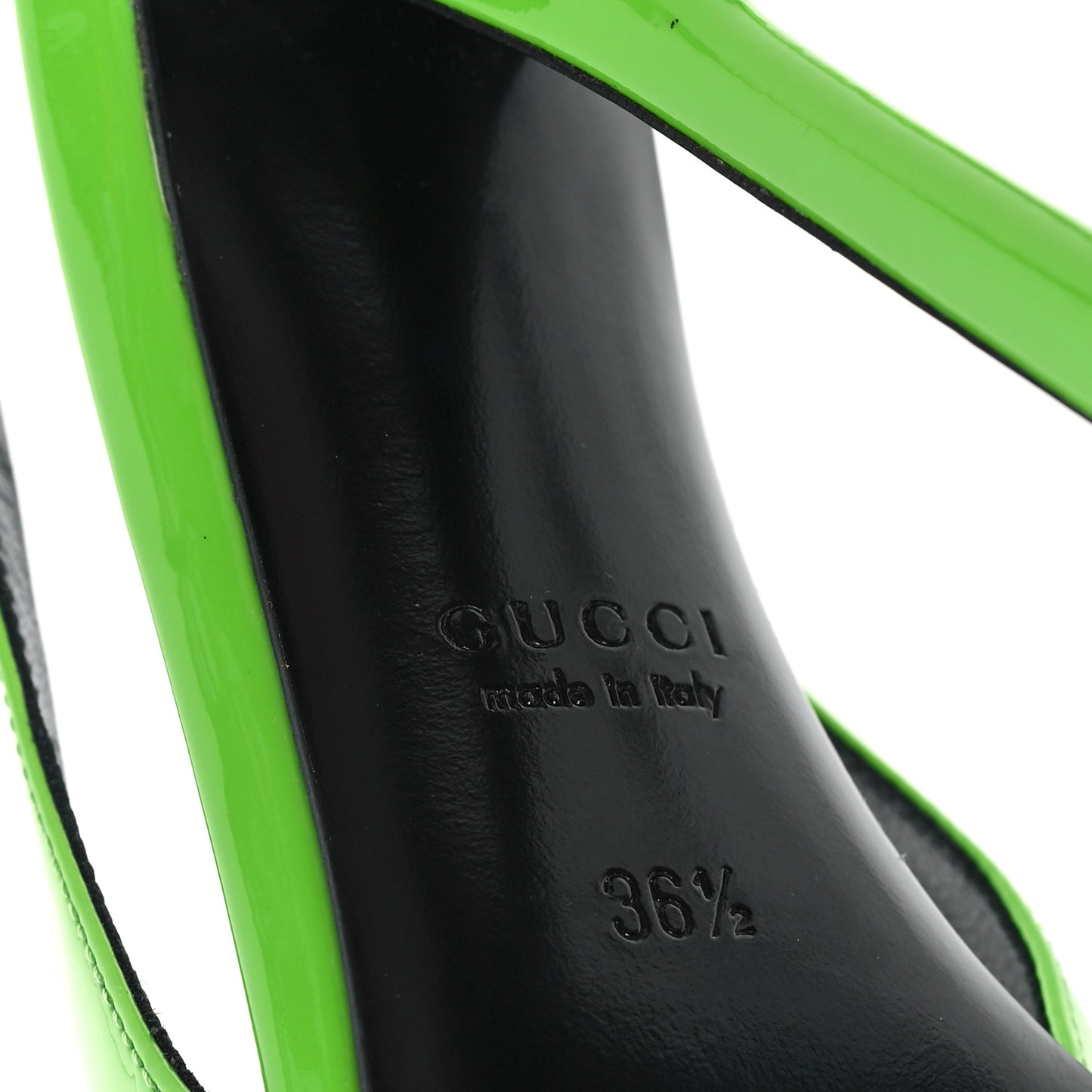 Patent Signoria Slingback Pumps 36.5 Electric Green