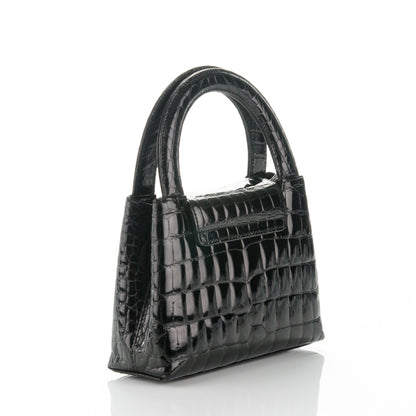 Chanel Alligator Evening Bag Black 3 of 8