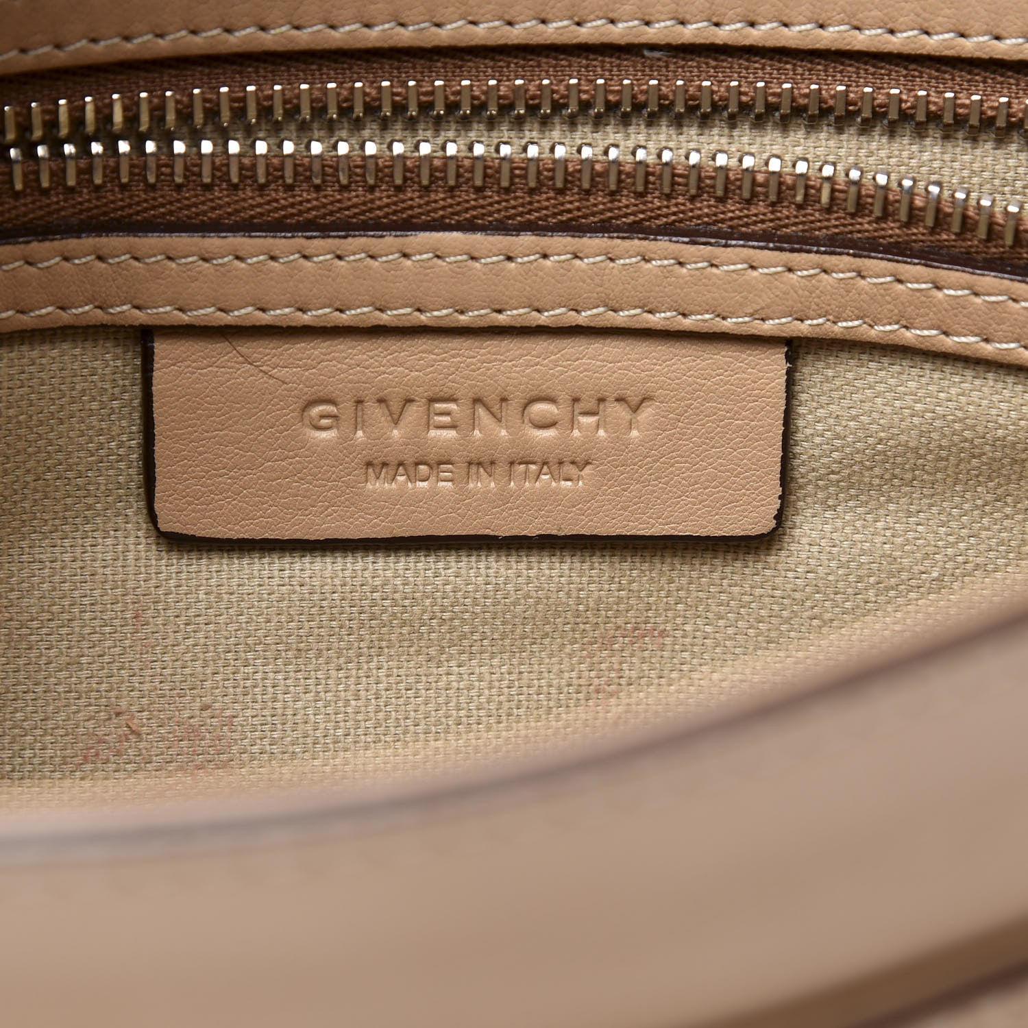 Givenchy Calfskin Flat Evening Clutch Beige 9 of 12