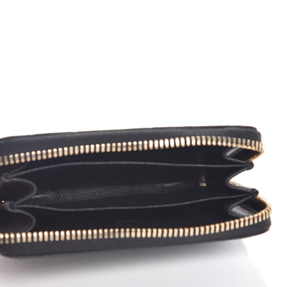 Gucci Guccissima Zip Around Card Case Black 5 of 7