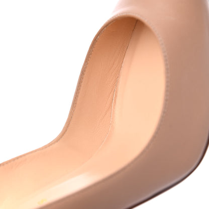 Christian Louboutin Nappa Apostrophy 100 Pumps 38.5 Nude 13 of 17