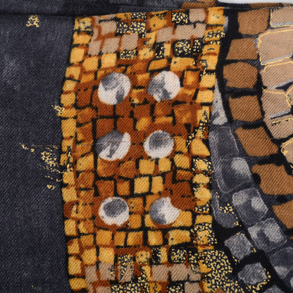 Chanel Cashmere Mosaic CC Logo Scarf 6 of 6
