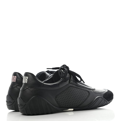 Christian Dior Smooth Calfskin Suede D-Fence Sneakers 39 Black 4 of 10