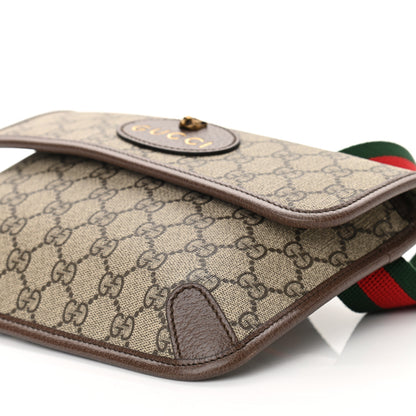 Gucci GG Supreme Monogram Neo Vintage Web Belt Bag Brown 10 of 10
