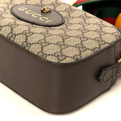 Gucci GG Supreme Monogram Web Neo Vintage Shoulder Bag Beige New Acero Crop 10 of 10