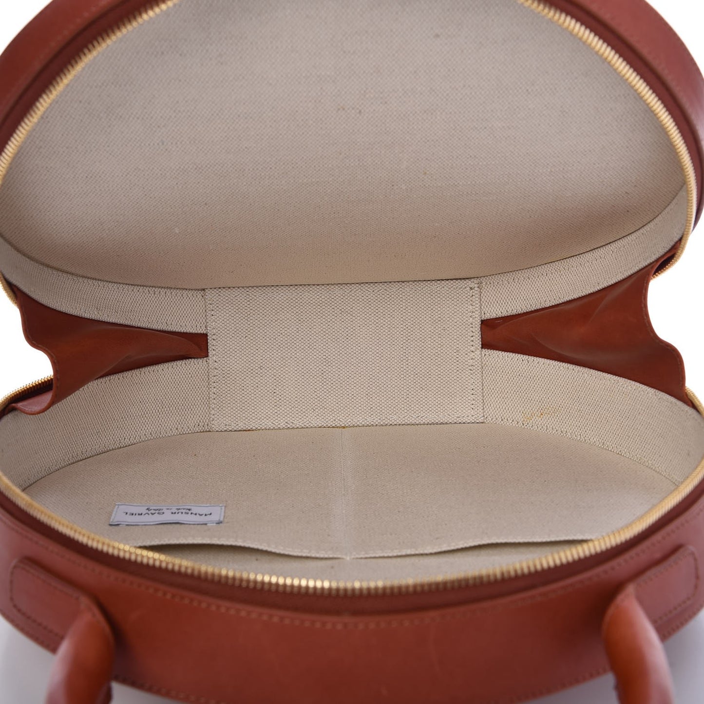 Calfskin Circle Bag Brandy